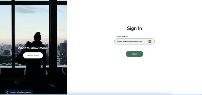 Sign in 1