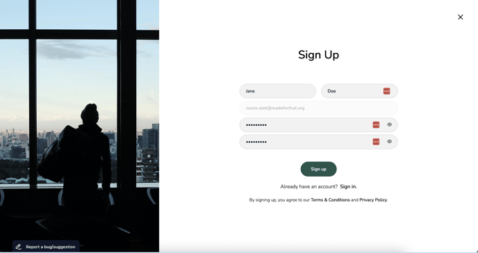 sign in 2