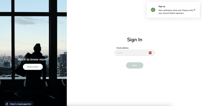 sign in 3